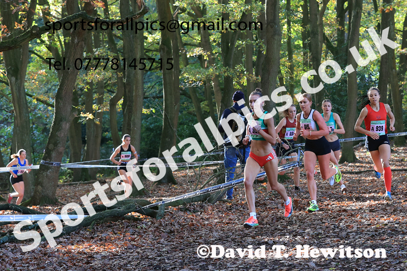 Senior Womens 2025 National Cross Country Relays, Berry Hill Park, Mansfield. Photo: David T. Hewitson/Sports for All Pics